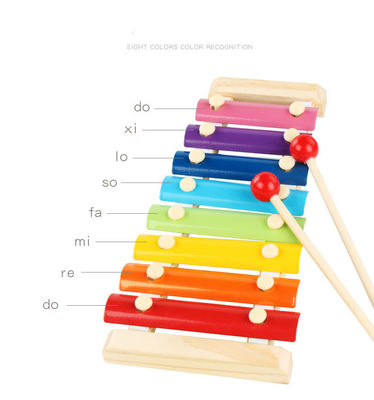 Houten Xylofoon Toy Music Instrument Non Toxic van baby de Unisex-Jonge geitjes