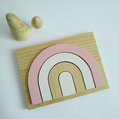 25.5CM 3D Blokken van het Spelraadsel voor Houten het Blokreeks van de Peutersbaby