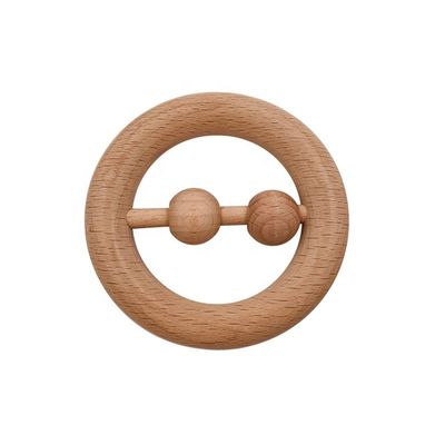 De medische 5.5cm Houten Geplaatste Artsen van Silicone Houten Teether