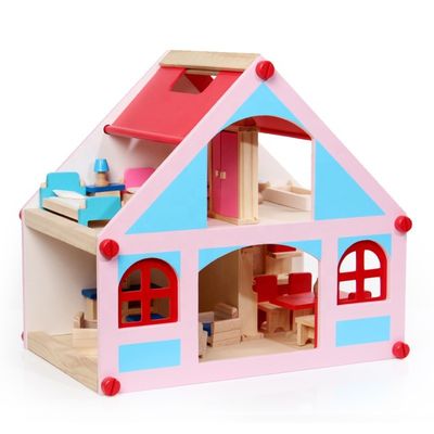 Herenhuis 38cm het Houten Doll Gekleurde Meubilair van het Huisspeelgoed