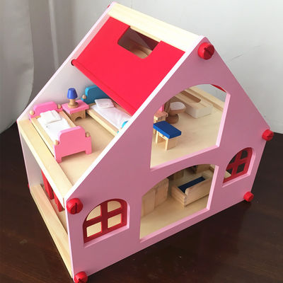 Herenhuis 38cm het Houten Doll Gekleurde Meubilair van het Huisspeelgoed