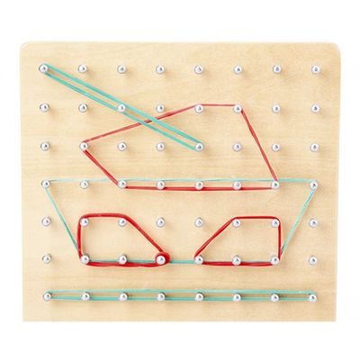 Bandspijker 16.5cm Houten het Leren het Onderwijshulp van Speelgoedmontessori