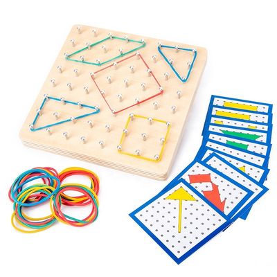 Bandspijker 16.5cm Houten het Leren het Onderwijshulp van Speelgoedmontessori