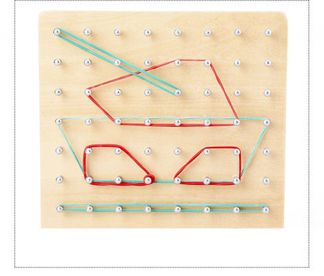 Bandspijker 16.5cm Houten het Leren het Onderwijshulp van Speelgoedmontessori