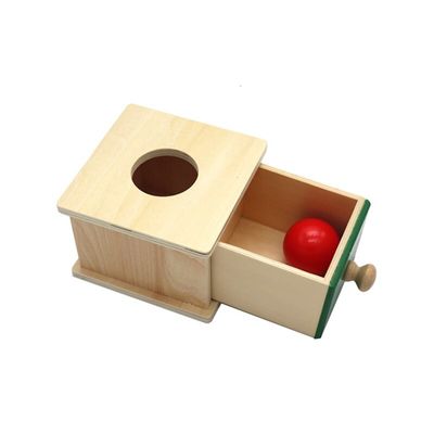 12cm de Sensorische Houten Montessori Lade Doos Gekleurde Beechwood van Montessori van het Babyspeelgoed