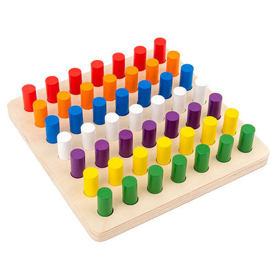 ISO9001 het onderwijs Houten Montessori-Schaak van het Geheugenmatchstick van het Babyspeelgoed Houten