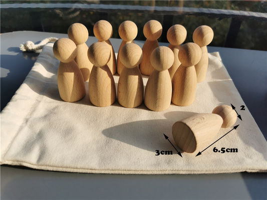 Van de de Regenboogstapelaar van soortpegdoll het Houten Spel van de het Geheugenstok Houten