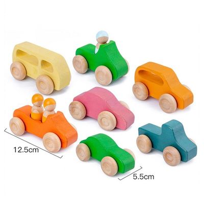Van de Rots Vastgestelde In evenwicht brengende Blokken van Coral Earth Wooden Blocks Toys het Houten Natuurlijke Houten Stuk speelgoed