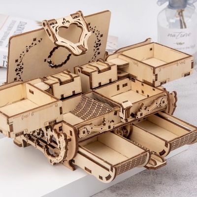Persoonlijkheid 3.94in Mechanische Houten Raadsels Houten Mechanische 3d Raadsels