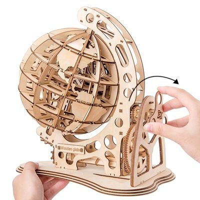 3D Eeuwig Houten het Speelgoed Houten Mechanisch Model van het Blokraadsel