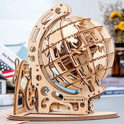 3D Eeuwig Houten het Speelgoed Houten Mechanisch Model van het Blokraadsel