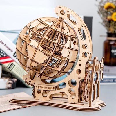 3D Eeuwig Houten het Speelgoed Houten Mechanisch Model van het Blokraadsel