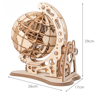 3D Eeuwig Houten het Speelgoed Houten Mechanisch Model van het Blokraadsel