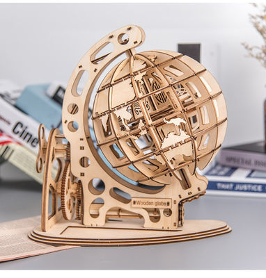 3D Eeuwig Houten het Speelgoed Houten Mechanisch Model van het Blokraadsel