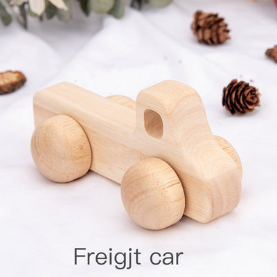 Beuk Unisex-ISO9001 Houten Auto Toy Police Montessori