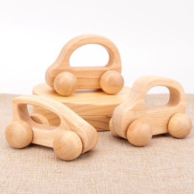 Beuk Unisex-ISO9001 Houten Auto Toy Police Montessori