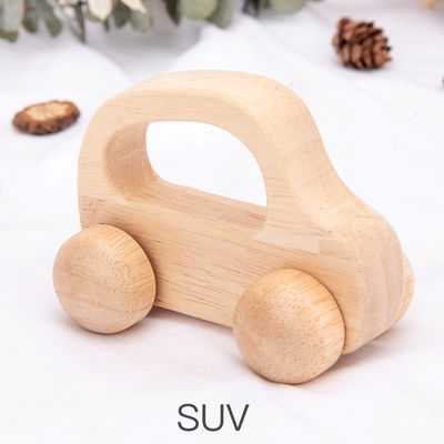 Beuk Unisex-ISO9001 Houten Auto Toy Police Montessori