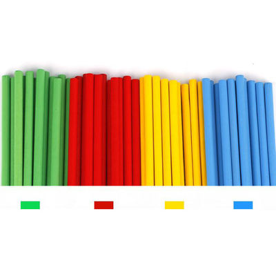Gifstof van Toy Montessori Counting Blocks Non van de aantal de Digitale 23cm Houten Wiskunde