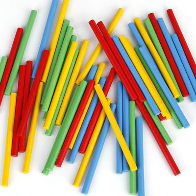 Gifstof van Toy Montessori Counting Blocks Non van de aantal de Digitale 23cm Houten Wiskunde