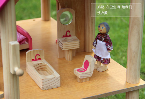 Doll van het kindereniso9001 Kasteel Houten Huisspeelgoed  Dream House