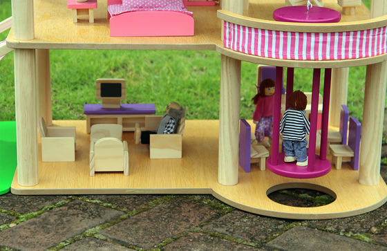 Doll van het kindereniso9001 Kasteel Houten Huisspeelgoed  Dream House