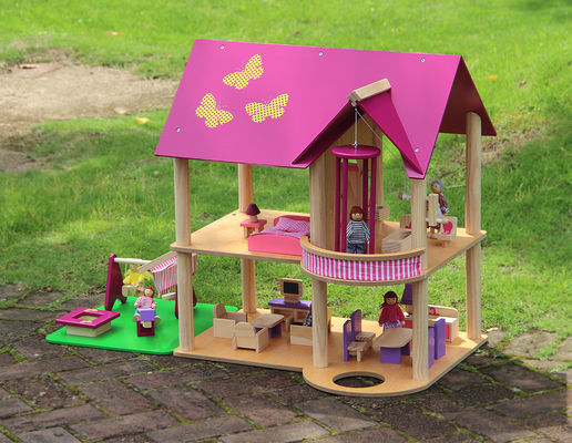 Doll van het kindereniso9001 Kasteel Houten Huisspeelgoed  Dream House