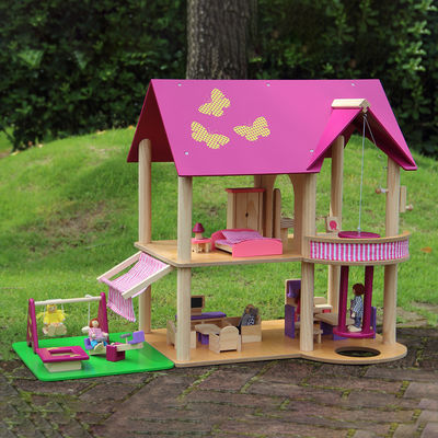 Doll van het kindereniso9001 Kasteel Houten Huisspeelgoed  Dream House