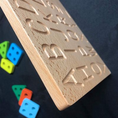 De alfabetten schepen 29cm Houten Wiskunde Toy Counting Teaching Language in