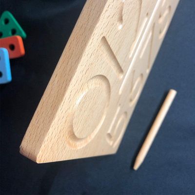 De alfabetten schepen 29cm Houten Wiskunde Toy Counting Teaching Language in