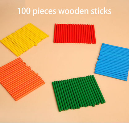 De niet-toxische 15cm Montessori Tellende Raad van de Raads Houten Vermenigvuldiging