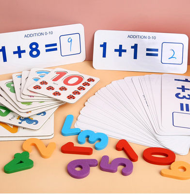 De niet-toxische 15cm Montessori Tellende Raad van de Raads Houten Vermenigvuldiging