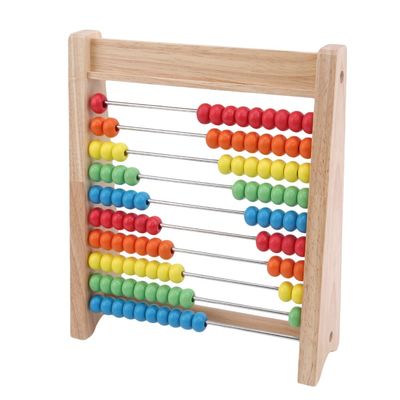 Rekenkundige Telraam Houten Wiskunde Toy Rainbow 7cm Houten Tellende Parels