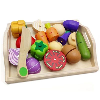 Waterverf 1.94in het Houten Spel van de de Keukenrol van het Fruitknipsel Vastgestelde