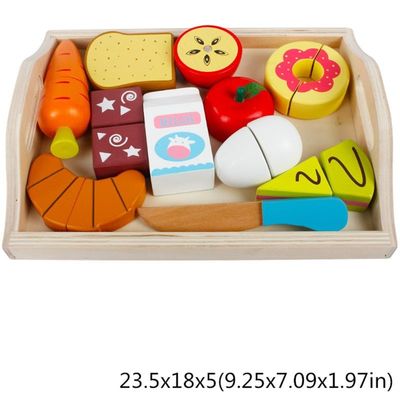 Waterverf 1.94in het Houten Spel van de de Keukenrol van het Fruitknipsel Vastgestelde