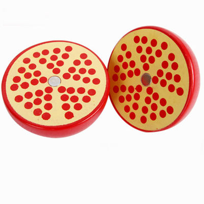 Het magnetische 10.5cm Houten Stuk speelgoed van de het Fruitmand van het Fruitknipsel Vastgestelde Houten