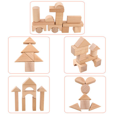 Groot Jumbo Houten de Bouwstenen Klassiek Kasteel 17.5cm van 22PCS