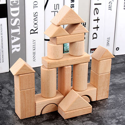 Groot Jumbo Houten de Bouwstenen Klassiek Kasteel 17.5cm van 22PCS