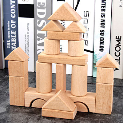 Groot Jumbo Houten de Bouwstenen Klassiek Kasteel 17.5cm van 22PCS