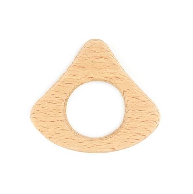 Handbell Veilige Tambor Beukehout Teether van 6 Duim het Houten Teethers