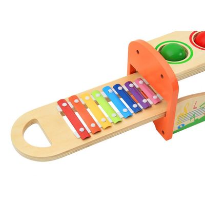 Acht Nota's 15cm Houten Muzikale Baby van de Speelgoed Houten Xylofoon