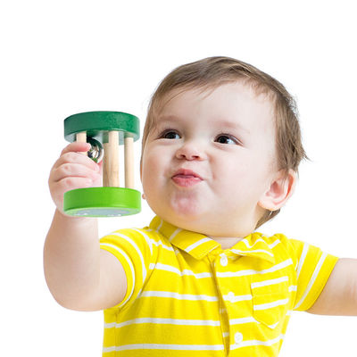 Montessorirammelaar 1.9in Houten Muzikale Houten het Instrumentenreeks van de Speelgoedbaby