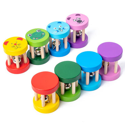 Montessorirammelaar 1.9in Houten Muzikale Houten het Instrumentenreeks van de Speelgoedbaby