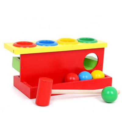 Opstapelt Hand 10cm Vorm die Toy Wooden Musical Instruments aanpassen