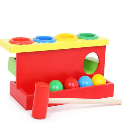 Opstapelt Hand 10cm Vorm die Toy Wooden Musical Instruments aanpassen