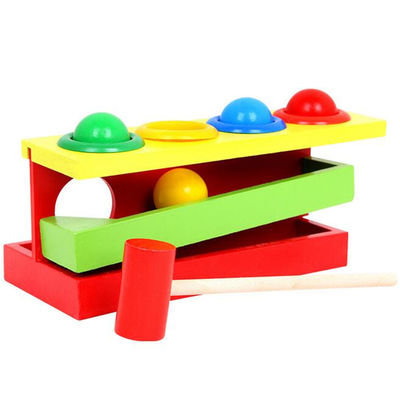 Opstapelt Hand 10cm Vorm die Toy Wooden Musical Instruments aanpassen