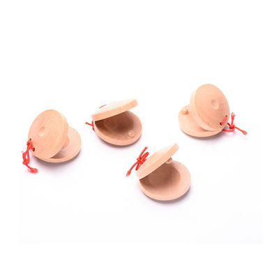 De ronde van het de Babyinstrument van de Castagneten Houten Muziek Vastgestelde Jonge geitjes van de het Onderwijshulp
