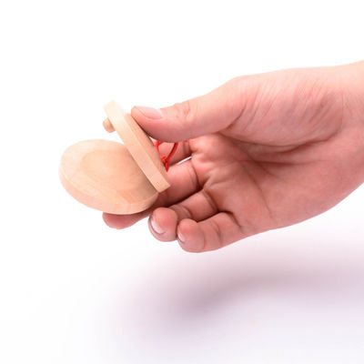 De ronde van het de Babyinstrument van de Castagneten Houten Muziek Vastgestelde Jonge geitjes van de het Onderwijshulp