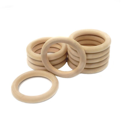 Armband DIY 55mm Houten Tandjes krijgen Toy Beech Wood Teething Rings