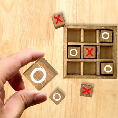 Vermaak 3cm het Houten Spel van de Schaakstukkeninteractie Unisex-