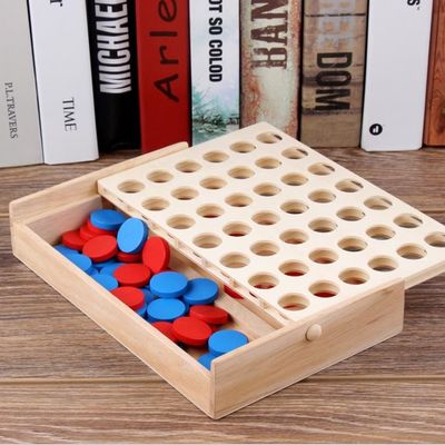 Rij Onderwijs 4cm Houten Schaakstukken Geplaatst de Gift van de Kinderenverjaardag